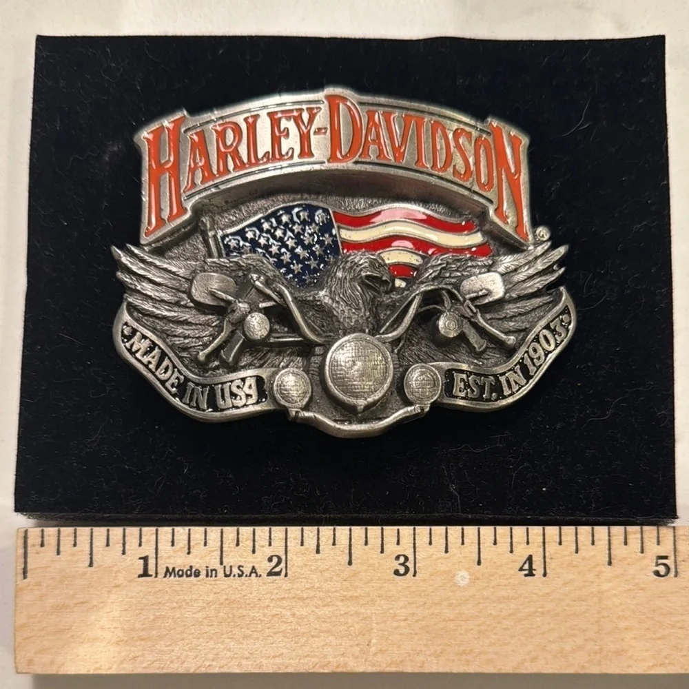 Harley-Davidson Silver Belt Buckle